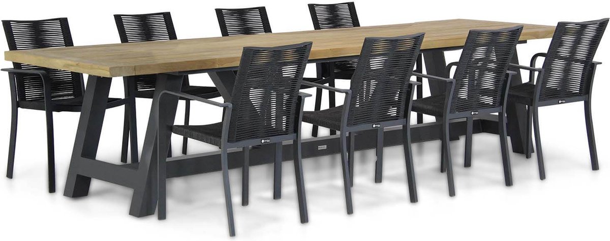 Santika Annisa/Trente 330 cm dining tuinset 9-delig