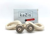 KAZIS® Voordeelverpakking 2 x  Steen en lont voor geurbranders van Lampe Berger, LampAir, Ashleigh & Burwood