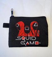 Squid game - etui - zwart -  Driehoek Vierkante Inktvis Game