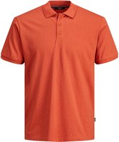 Jack & Jones Poloshirt Jprblagabriel Ss Polo 12187788 Mecca Orange/reg Fit Mannen Maat - S