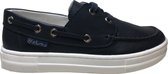 Naturino mt 35 veter lederen boot schoenen Signa navy