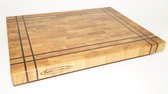 Sluiter woodwork - snijplank - Eikenhout met wengé bies - uniek - kopshout