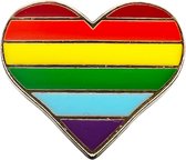Regenboog Hart Pin | Pride Kledingspeld Enamel Emaille Gay Pin Badge Reverse Broche