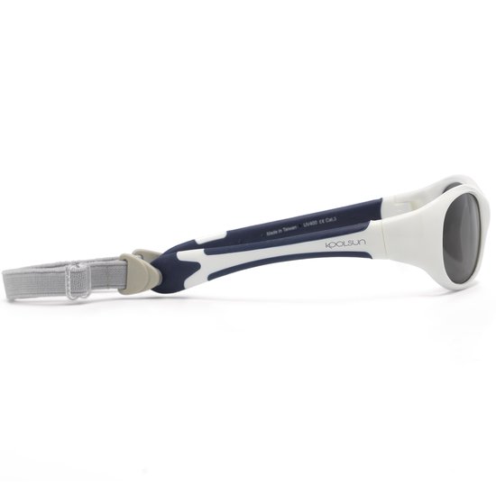 KOOLSUN - Flex - Baby Zonnebril - White Navy - 0-3 jaar - UV400 Categorie 3 — afbeelding 2