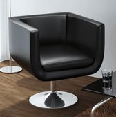 Cooper Group® Barkruk - Noir - Modern - Design - Kunstleer - Zwart