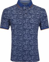 Suitable - Camouflage Polo Indigo - XL - Regular-fit