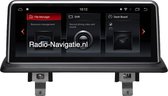 BMW 1-Serie Android 11 Navigatie / 10,25 Inch + Idrive E81 / E82 / E87 / E88 Bluetooth DAB+ 4K Video Qled Apple CarPlay Spraakbediening 5G Wifi Android Auto Apps