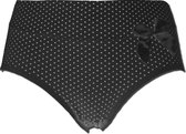 Dames slips Fine Woman  3 pack stippel zwart XXL