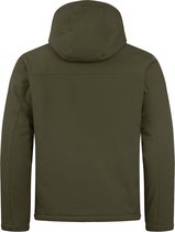 Clique Padded hoody softshell mistgroen 3xl