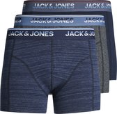 JACK & JONES  JACCURTIS MELANGE TRUNKS 3-PACK Heren Onderbroek  - Maat XL