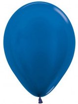 Sempertex ballonnen Metallic Blue| 50 stuks | 12 inch | 30cm