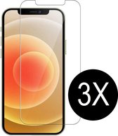 iPhone 12 / 12 Pro screenprotector - Beschermglas - Tempered glass - Glasplaatje - 3 stuks