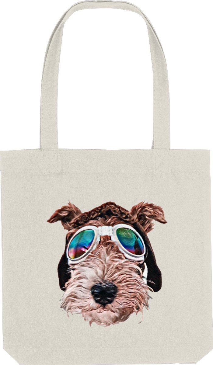 OddityPieces - The ODD Bags - Tas - Naturel - Fox Terrier