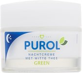 Purol Green Nachtcreme met witte thee - vegan - 50 ml