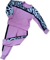 Jogging - Huispak - Roze met panterprint