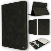 iPad Air 2020 - iPad Air 4 10.9 inch (2020) Hoes Charcoal Gray - Casemania Book Cover