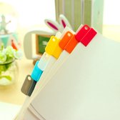 BOTC Foldback/Binderclips - 6 st * 2 set - Gemengde kleuren - Kleurrijke Gemakkelijk Clip - Mini Papier Clips  - Paperclip Bladwijzer Briefpapier =