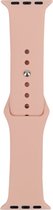 Siliconen Vintage roze  bandje voor de Apple Watch 38/40/41 mm large