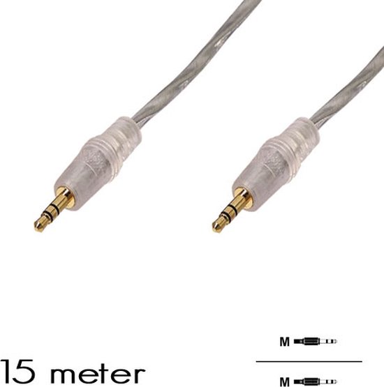 OEM - Audio kabel Jack 3.5mm M/M (15 Meter) | | bol.com