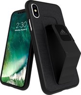 Adidas Grip iPhone X XS hoesje met band - Zwart