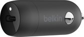 Belkin BOOST↑CHARGE™ autolader 20 W USB-C Power delivery - Zwart