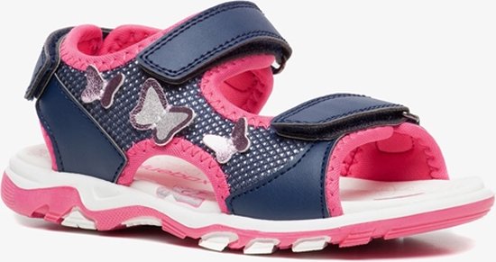 Blue Box meisjes sandalen met vlinders - Blauw - Maat 25 | bol.com