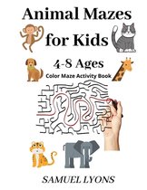 Mazes for Kids Ages 4-8 Color Maze Activity Book