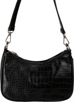 Dilawear - Dames - schoudertas - Leer - Handtas - crossbody - Zwart