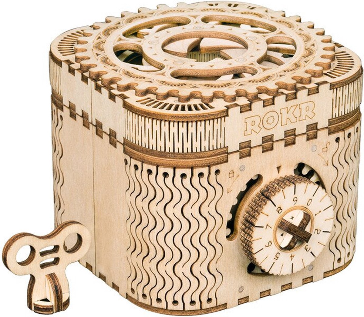 Vitafa Kluis - Houtpuzzel - 3D Puzzel - Modelbouw - Opbergdoos - Hout - DIY