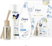 Dove Body Love Geschenkset - Gentle Scrub, Douchecrème en geurstok