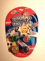 Bouncy Balls 4 stuks - Stuiterballenset