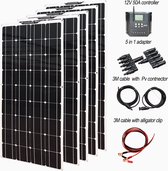 600W Solar panel kit - Flexible Module - 12V or 24v photovoltaic - for Motorhome Battery - Home Charger