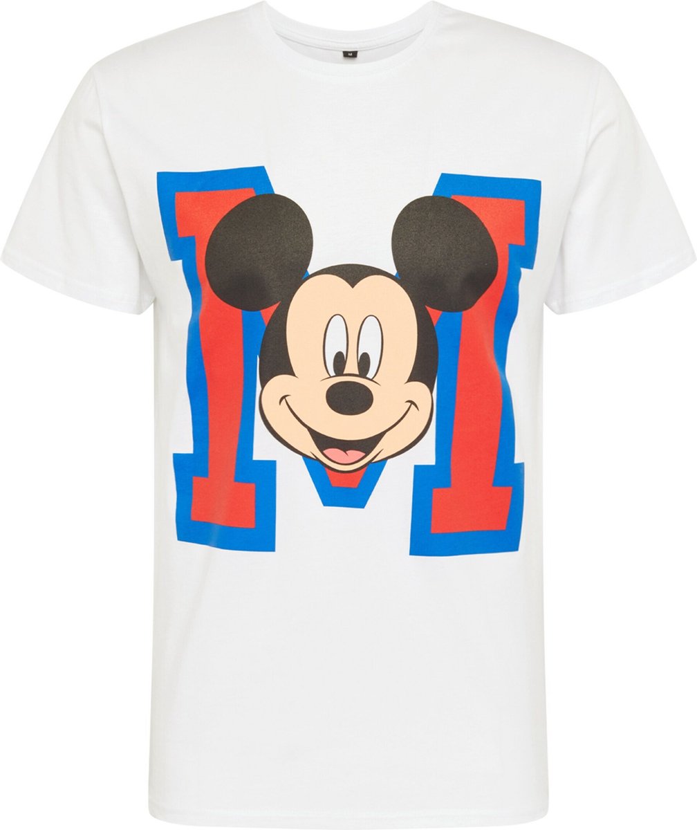 Merchcode Mickey Mouse - Mickey Mouse M Face white Heren T-shirt - Mickey mouse - L - Wit