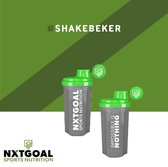 NXTgoal Sports Nutrition shakebeker - grijs/groen - 700ml