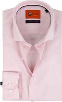 Suitable - Overhemd Roze D81-16 - 43 - Heren - Slim-fit