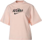 NIKE T-Shirt Sportswear Dames Roze Dames
