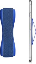 kwmobile Smartphone Vingerhouder - Zelfklevende Mobiele Telefoon Vingerhouder - Vingerhouder Compatibel met iPhone Samsung Sony Mobiele Telefoons Donkerblauw