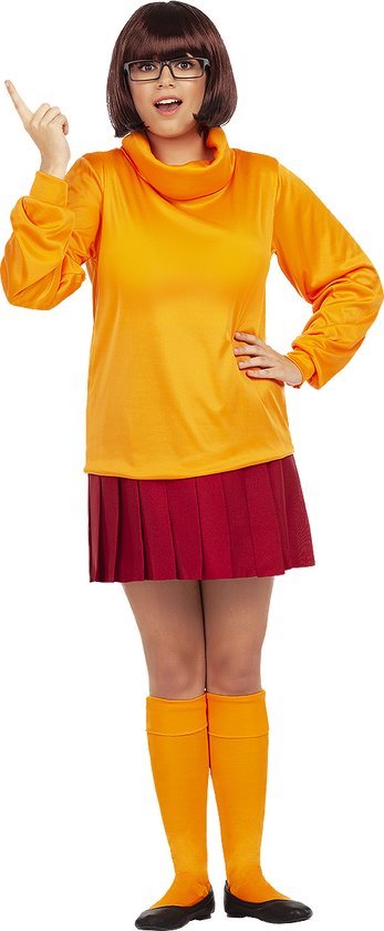 FUNIDELIA Velma kostuum - Scooby Doo voor vrouwen Scooby Doo - Maat: - Oranje