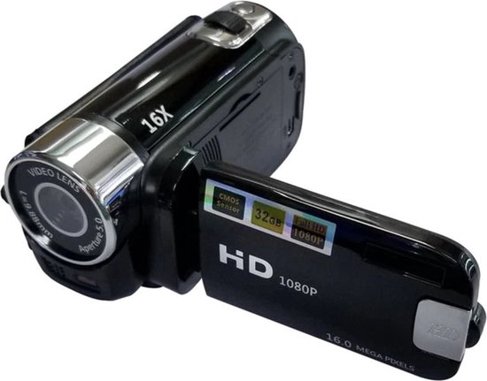 Nirabo® - Caméscope numérique - Caméra vidéo - Full HD 1080P 24MP - 16  Megapixels -... | bol