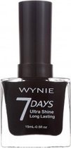 Wynie - Nagellak 7 Days Ultra Shine Long Lasting - Zwart - 1 flesje met 15 ml inhoud - Nummer 466
