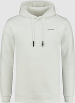 Purewhite -  Heren Slim Fit   Hoodie  - Wit - Maat L