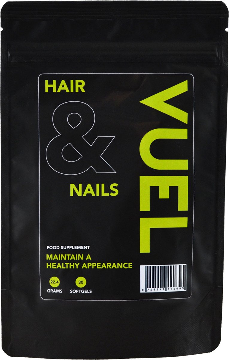 Goedkoopste Vuel - Haar en Nagels - Vitamines en mineralen - 30 softgels