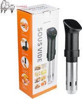 Flanner® - Sous Vide Stick 1800W - Slow Cooker Apparaat - Watercooker - Precision Cooker - Vlees Thermometer - LED Touchscreen