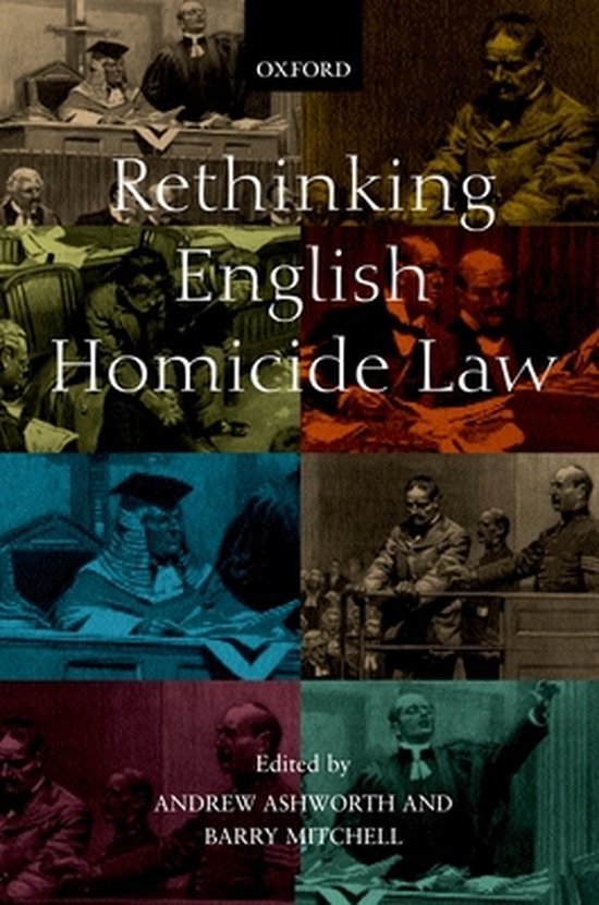 Rethinking English Homicide Law 9780198299158 Ashworth Boeken