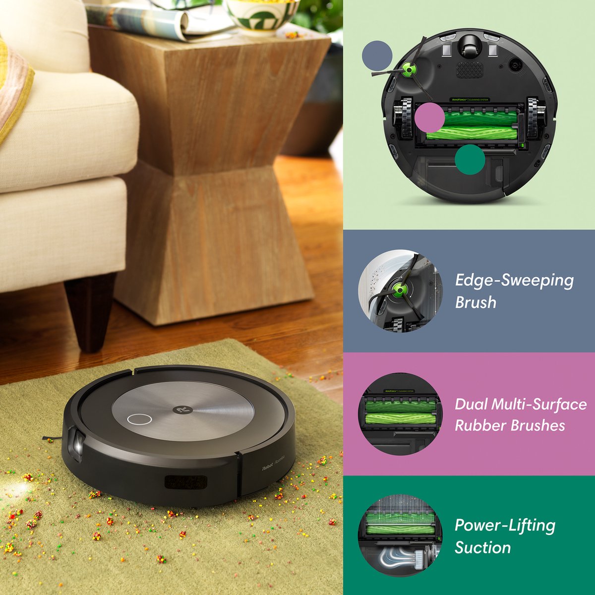 iRobot Pièces Authentiques - Solution de Nettoyage pour sols durs