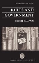 Oxford Socio-Legal Studies- Rules and Government