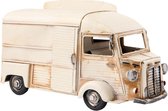 Decoratie Miniatuur Auto 29*16*16 cm Beige Ijzer Ice Cream Miniatuur Auto Decoratie Modelauto