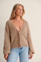 na-kd Oversized Knitted Dames Trui - Maat X-Small