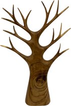 Houten sieradenboom - sieradenrek - suarhout - 40x27 - maat M