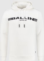 Ballin Amsterdam -  Heren Slim Fit   Hoodie  - Wit - Maat XS